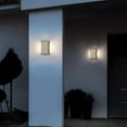 thumbnail image 5 of 2-Pack Modern Black Aluminum LED Outdoor Indoor Wall Lights, 5 of 9