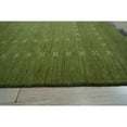 thumbnail image 4 of EORC Green Handmade Wool Transitional  Rug, 5' x 8', 4 of 7