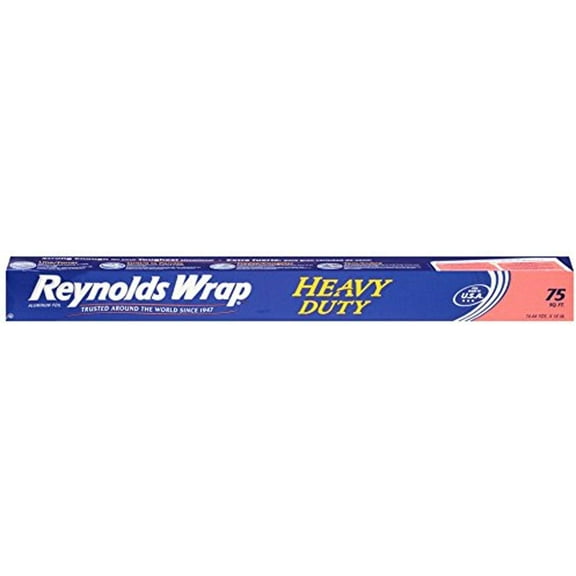 Reynolds Wrap Heavy Duty Aluminum Foil, 75 Sq Feet