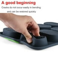 thumbnail image 5 of iPstyle Baguette Pan Silicone French Bread Loaf Baking Mould Hot Dog Molds Easy Cleaning Care, 5 of 7