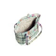 thumbnail image 6 of Vera Bradley Women's Recycled Cotton Small Vera Tote Bag Pastel Plaid, 6 of 6