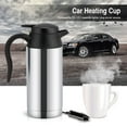 thumbnail image 3 of Car Kettle Boiler, 12V 750ml Stainless Steel Electric Heating Sunsbell Travel Cup Coffee Mug Water Bottle Warmer with DC Charger for, 3 of 7
