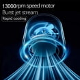 thumbnail image 4 of IceRush Turbo - Handheld Fan with Instant Cooling Plate & LED Light,Portable High Speed Folding Refrigeration Turbo Mini Fan with Ice Cooling,1-100 Speed Adjustment,3600mah Long Battery Life (Black), 4 of 7