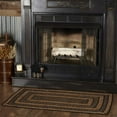 thumbnail image 3 of VHC Brands Farmhouse Jute 27 x 48" Country Rectangular Rug, Black & Tan, 3 of 4