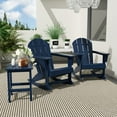 thumbnail image 4 of Polytrends  Laguna Hdpe All Weather Outdoor Patio Rocking Chairs With Side Table (3-Piece Set) Navy Blue, 4 of 5