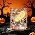 thumbnail image 5 of Qocolcyl Halloween Icon Glass Cups - 3.5x4.7in Ghost Bat Snake Pumpkin Icon Juice Stemless Wine Glasses Double Old Fashioned Hand Blown Drinking Cups for Halloween Party Gift, 5 of 5
