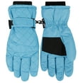 thumbnail image 2 of ANDORRA Women's 3M Thinsulate Waterpfoof Insulating Quilt Skiing Gloves,L,Blue, 2 of 4