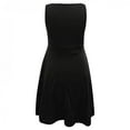 thumbnail image 6 of gakvbuo Summer Tank Dresses For Women Knee Length Wrap V Neck Sleeveless Sundress With Pockets Vacation Dresses Wedding Guest Dresses Cocktail Dresses For Women, 6 of 6