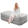 thumbnail image 2 of Intex Twin Supreme Air Flow Bed Raised Airbed Mattress & Built-In Pump | 64661E, 2 of 8