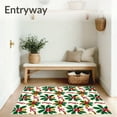 thumbnail image 3 of ODIKA 8'x10' Machine Washable Non-Slip Area Rug, Enchanted Hearth Decorative Pathway High Traffic Rug with Pad, Green, 621302, 3 of 8