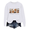 thumbnail image 5 of Wdgfv Spooky Season Sweatshirt, Fall Coffee Shirt, Pumpkin Spice Sweater Halloween Latte Shirt Women Crewneck Pullover Tops, 5 of 5