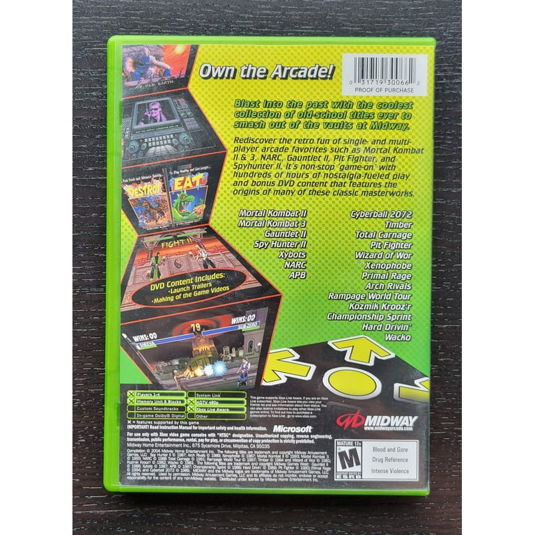 Midway Arcade Treasures 2 - Xbox - Walmart.com