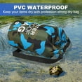 thumbnail image 3 of Uxcell Waterproof Dry Bag, 30L Water Proof Bags Lightweight Dry Storage Floating Backpack with Whistle (1 Pack, Rose Red Camouflage), 3 of 7
