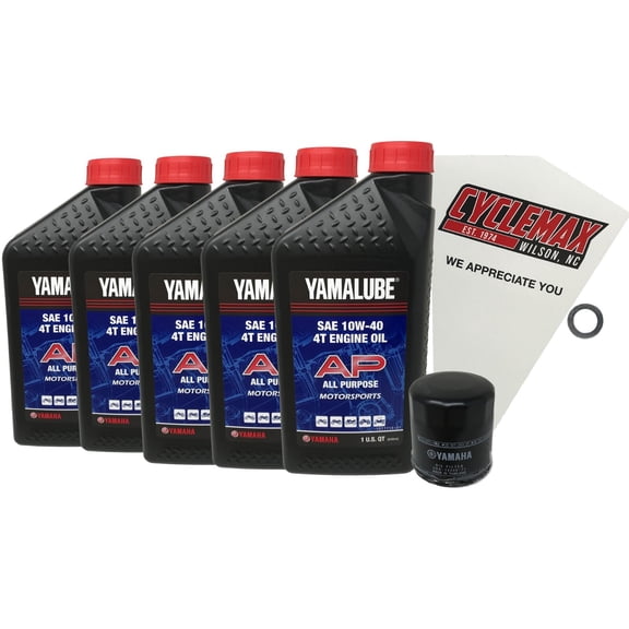 Cyclemax Genuine OEM 2011-2020 Yamaha VMAX VMX17 Oil Change Kit