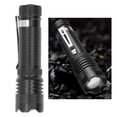 thumbnail image 1 of LED Flashlight, Telescopic Focusing Design Flash Lights Physical Reverse Switch Flexible Comfortable 5 Modes  For Night Climbing For Travel For Emergency, 1 of 8