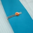 thumbnail image 2 of Phoenix Rising from the Flames Round Tie Bar Clip Clasp Tack Silver Color Plated, 2 of 5