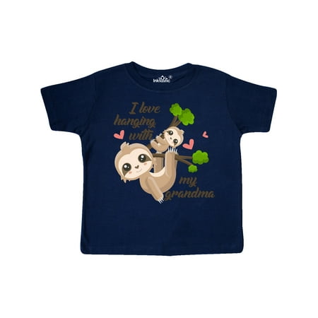 

Inktastic Hanging With My Grandma Gift Toddler Boy or Toddler Girl T-Shirt