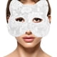 thumbnail image 4 of Máscara de bola de creativa, máscara de encaje para ojos, protector facial de encaje, vestido de lujo para disfraz, accesorio de foto de , Blanco Fernando Cubierta de ojos, 4 of 6