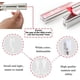 thumbnail image 4 of Ganchos deslizantes para riel de cortina, gancho deslizante de plástico blanco para tratamiento de ventanas y cortinas, 50 Uds., 4 of 5