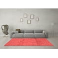 thumbnail image 3 of Ahgly Company Indoor Rectangle Abstract Red Modern Area Rugs, 2' x 3', 3 of 4