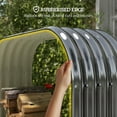 thumbnail image 6 of Outsunny 4.7' x 1.4' x 4.7' Firewood Shed, Galvanized Steel Log Storage Shed with Rubberized Edge for Safety, 6 of 10
