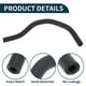 thumbnail image 4 of Manguera del radiador Unique Bargains Manguera de calefacción del radiador Manguera de salida del radiador No.2546926102 para Hyundai Accent 2001-2011 1.6L Gas Tubo de refrigerante de goma Negro 1 Pc, 4 of 6