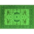 thumbnail image 1 of Ahgly Company Indoor Rectangle Oriental Green Industrial Area Rugs, 7' x 10', 1 of 4