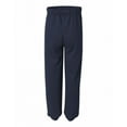 thumbnail image 3 of Jerzees Mens NuBlend Elastic Bottom Sweatpants, M, J Navy, 3 of 3
