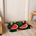 thumbnail image 6 of Watermelon Non-Slip Polyester Outdoor Carpet Bath Rug Door Mat - Machine Washable, 6 of 6