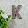 thumbnail image 2 of Handmade Eco-Friendly Wall Décor "K" Alphabet Letter Block, 2 of 3
