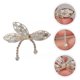 thumbnail image 5 of 1 unid mariposa forma de pelo tassel tassel pelo pinza de rhinestone horquilla horquilla pateado, 5 of 6