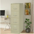 thumbnail image 7 of Pemberly Row 25" Deep 4 Drawer Letter File Cabinet in Putty, Fully Assembled, 7 of 7