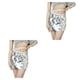 thumbnail image 3 of Guardurnaity Minifalda de mujer, elegante, Sexy, corta, decorativa, con lentejuelas, repuesto para mujer, traje de baile, vestido, ropa plateada Plata 2Conjunto, 3 of 6