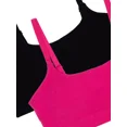 thumbnail image 3 of Wonder Nation Girls' Seamless Rib Crop Recycled Bra, 2-Pack, Sizes XS-2XL, 3 of 3