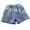 Blue, variant on Mercatoo Baby Girls Denim Shorts Front and Back Double Pocket Elastic Jeans Toddler Girls Summer Casual Fashion Shorts