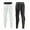 White+Black, variant on GYRATEDREAM 2 Pack Youth Boy's Compression Pants Leggings Tights Athletic Base Layer Under Pants Gear for Football Sports 5-12T
