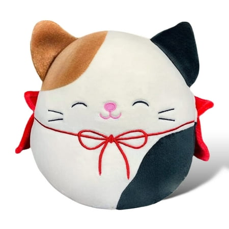 Squishmallows Official Kellytoy Cam Cat Vampire 12 Inch Plush - Calico Cat - Halloween Squad Stuffed Animal Toy Pillow