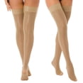 thumbnail image 1 of DPOIS Woman's Sheer High Thigh Pantyhose Stocking Lingerie, 1 of 7