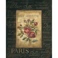 thumbnail image 3 of Poloson, Kimberly 12x14 Black Modern Framed Museum Art Print Titled - Bel Bouquet IV, 3 of 5