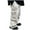 White, variant on Boys Cargo Pants 2025, Casual Gift Elastic Waist Loose Wide-leg Pants Black Size 12 T