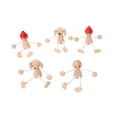 thumbnail image 1 of 5 uds marionetas de animales Baoblaze artesanías adornos simulación Animal Títeres Muñeca de hilo, 1 of 8