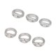 thumbnail image 5 of Anillos Conectores de Doble Orificio para La Fabricación de Joyas: Puntas de Extremos para Unir Cuentas con Acabado de Aleación., 5 of 7