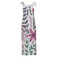 thumbnail image 4 of Birdeem Women Ladies Printed Summer Sleeveless Backless Loose Long Playsuits Rompers Jumpsuit, 4 of 10