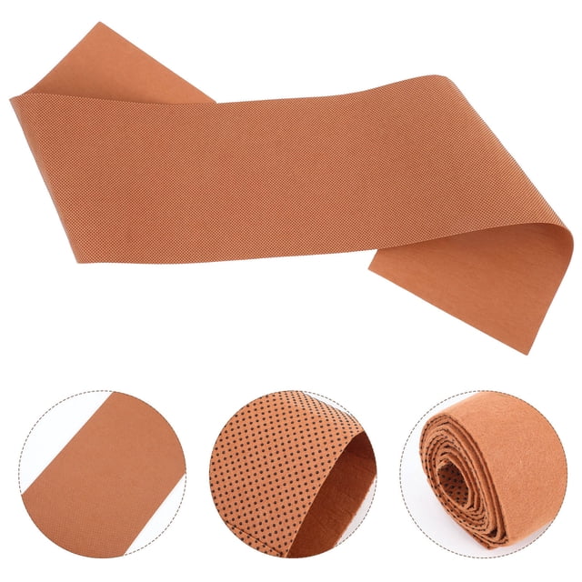 VERDANVERSE 1Set Outdoor Stair Treads Non-Slip Felt Brown Rug Pad For Winter Weather Ice Snow Protection 11.8X1.6In
