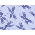 thumbnail image 1 of Ahgly Company Machine Washable Indoor Rectangle Transitional Lavender Blue Area Rugs, 6' x 9', 1 of 7