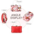 thumbnail image 7 of Women Elegance Floral Evening Clutch Purse Bags Flowers Beads Wedding Tote Bags Bride Shoulder Handbags, 7 of 7