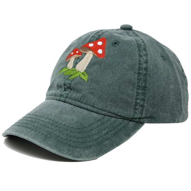 Gorra de béisbol Mushrooms Anime para niños, ajustable de 56 a 58 cm