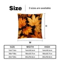 thumbnail image 5 of Maple leaves Pillow Covers Inserts, Decorative Pillows, Throw Pillows with Unique Patterns for Home Décor - Set of 2 in 16x16, 18x18, or 20x20 inches, 5 of 6