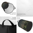 thumbnail image 2 of Balery Lotus Leaf Starry Sky Guinea Pig Cesta de ropa redonda con asas, impermeable, independiente, para ropa, juguetes, dormitorio y familia-Small, 2 of 6