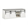thumbnail image 2 of SoBuy FSR133-W Banc de Rangement pour Couloir Banc à Chaussures Armoire à Chaussures, 2 of 8